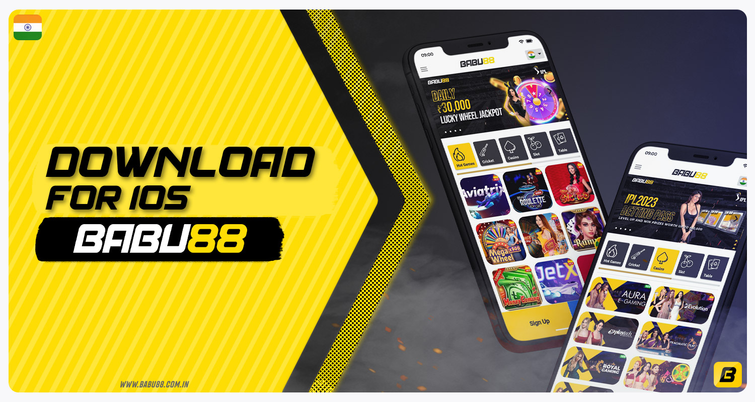 Step-by-step guide on how to install the Babu88 India mobile app on iOS.