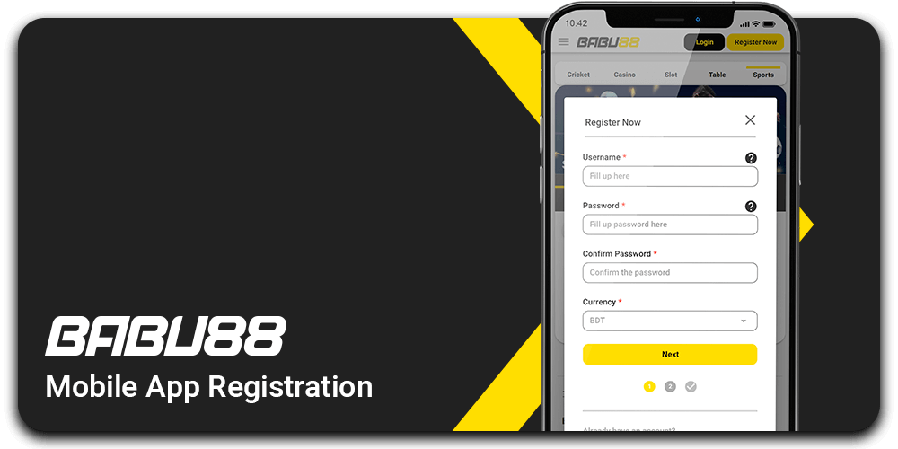 Registration Process for the Mobile App